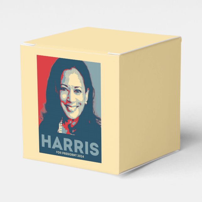 Kamala Harris For President 2024 - Hope Favor Boxes (Front Side)