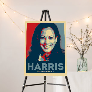 Kamala Harris For President 2024 - Hope Foam Board