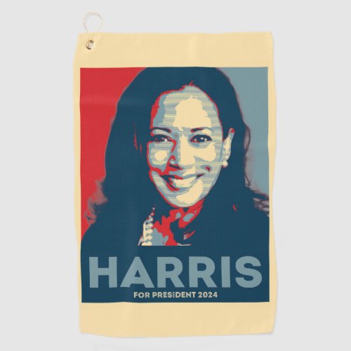 Kamala Harris For President 2024 _ Hope Golf Towel