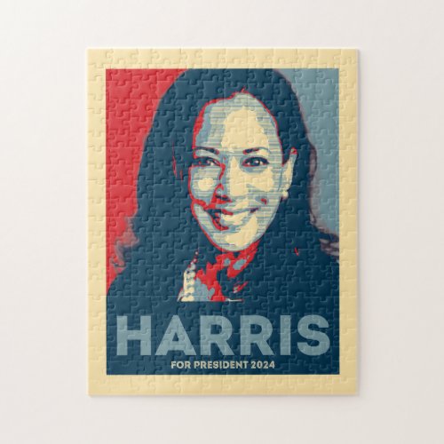 Kamala Harris For President 2024 _ Hope Jigsaw Puzzle