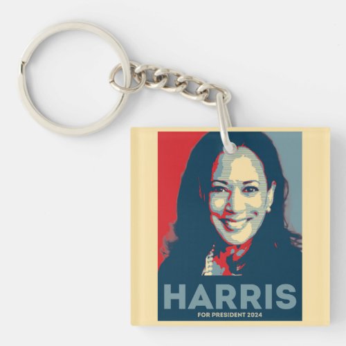 Kamala Harris For President 2024 _ Hope Keychain