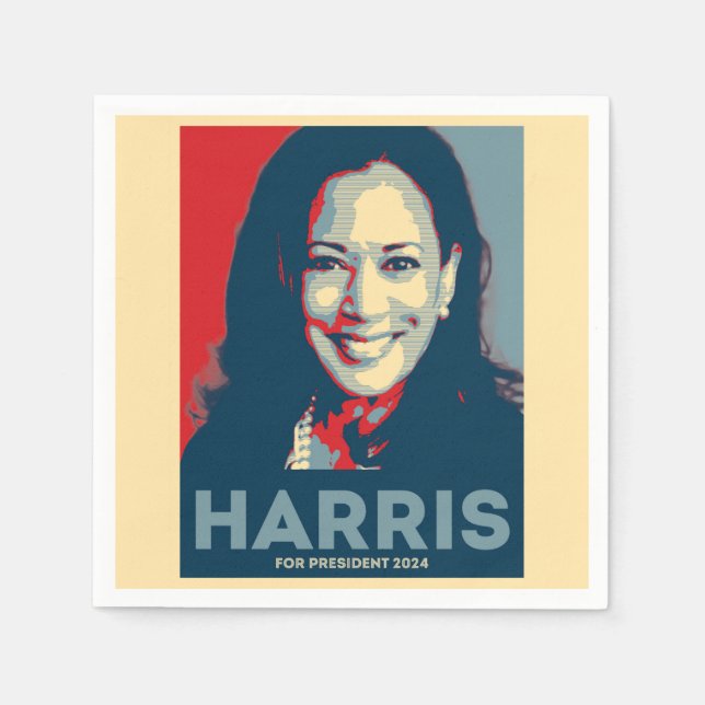 Kamala Harris For President 2024 - Hope Napkins (Front)