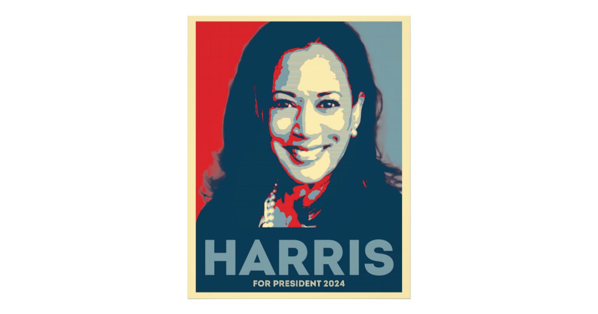 Kamala Harris For President 2024 Hope Photo Print Zazzle