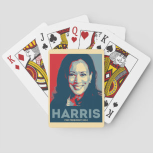 Kamala Harris For President 2024 - Hope Poker Cards