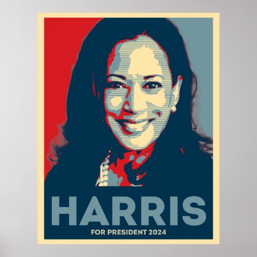 Kamala Harris For President 2024 _ Hope Poster