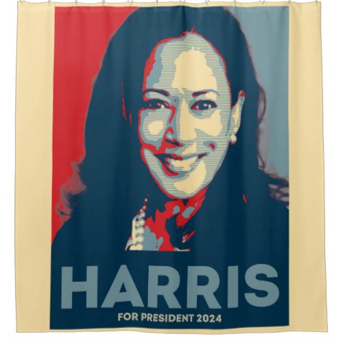 Kamala Harris For President 2024 _ Hope Shower Curtain