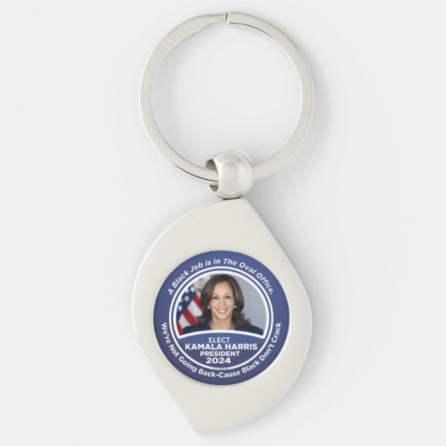 Kamala Harris for President 2024 Keychain (Front)