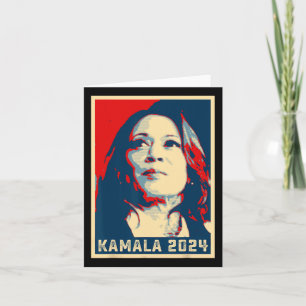 Kamala Harris For President 2024 Madam Vice Presid Card