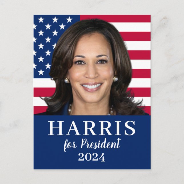 Kamala Harris For President 2024 Postcard (Front)
