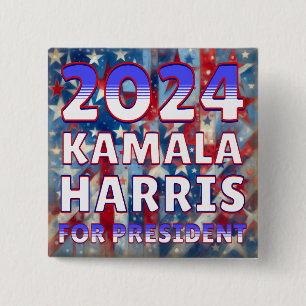 Kamala Harris for President 2024 Presidential  Button