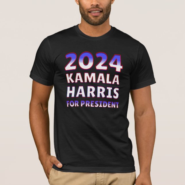 Kamala Harris for President 2024 Presidential  T-Shirt (Front)