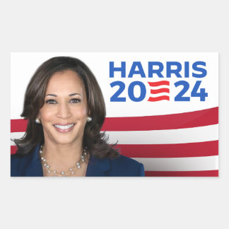 Kamala Harris for President 2024 Rectangular Sticker