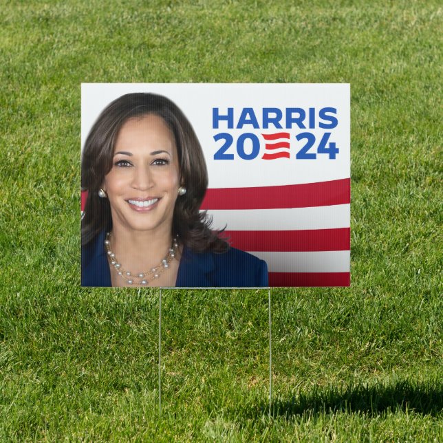 Kamala Harris for President 2024 Sign (Insitu)
