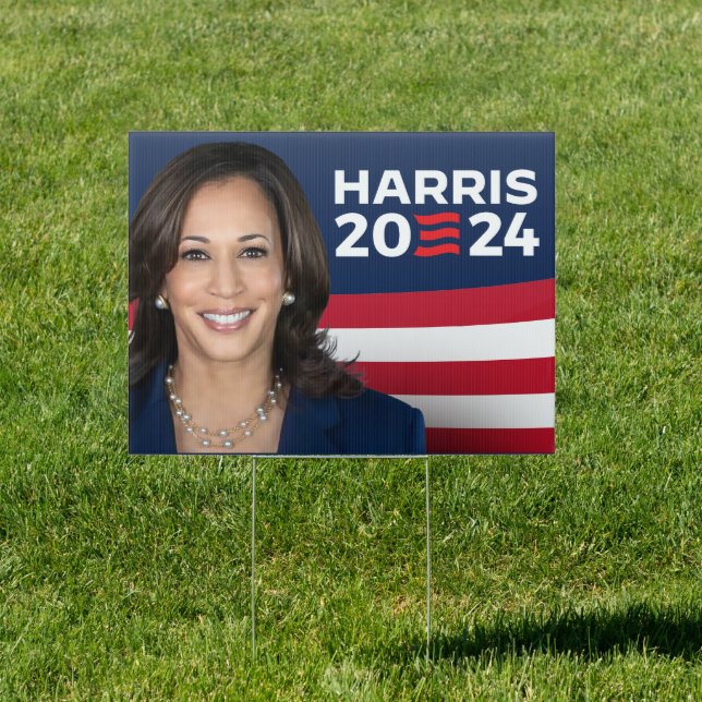 Kamala Harris for President 2024 Sign (Insitu)