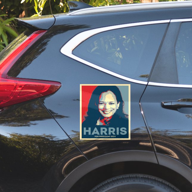 Kamala Harris For President 2024 Sticker (Car Side)