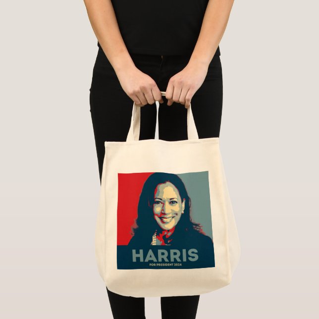 Kamala Harris For President 2024 Tote Bag (Front (Product))