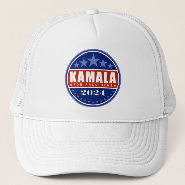 Kamala Harris for President 2024 Trucker Hat (Front)