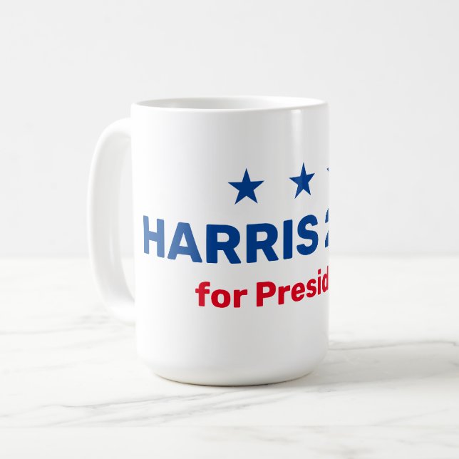 Kamala Harris For President 202x Coffee Mug (Front Left)