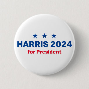 Kamala Harris For President  Button