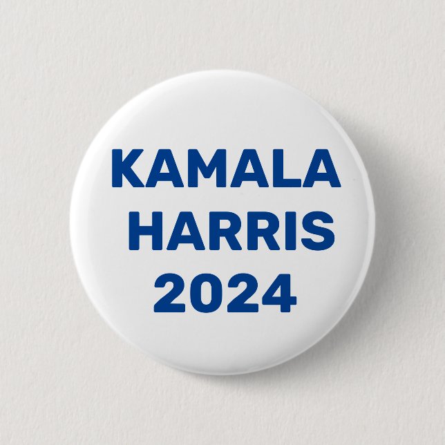 Kamala Harris For President  Button (Front)