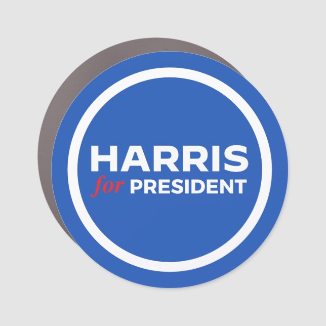Kamala Harris for President Car Magnet (Front)