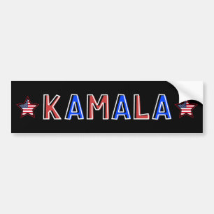 Kamala Harris for President, "Kamala" Design Bumper Sticker