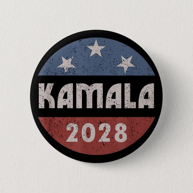 kamala harris for president Kamala Harris 2028 Button (Front)