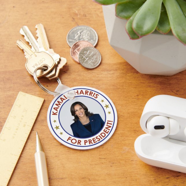 KAMALA HARRIS FOR PRESIDENT! KEYCHAIN (Desk)