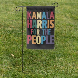 Kamala Harris For President LGBT Gay Pride Rainbow Garden Flag