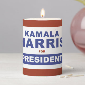 KAMALA HARRIS FOR PRESIDENT! PILLAR CANDLE