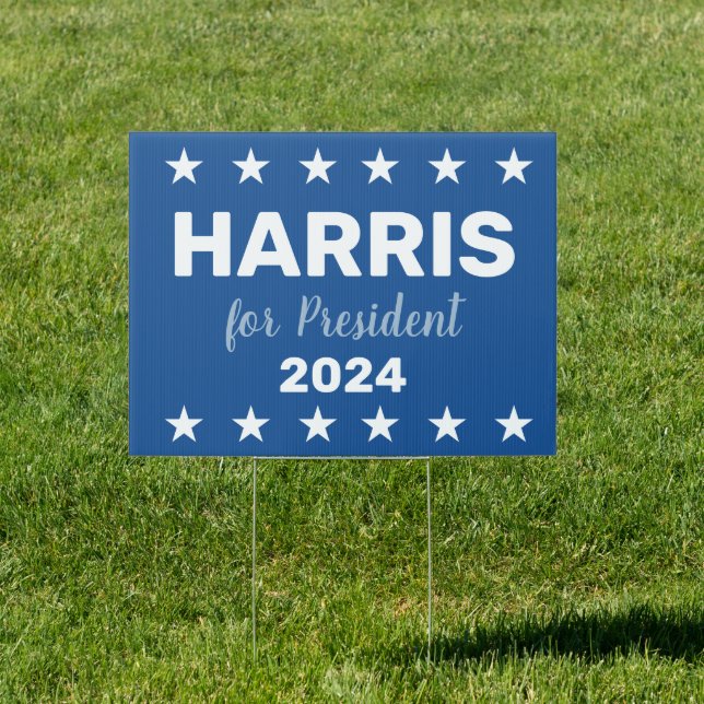 Kamala Harris For President  Sign (Insitu)