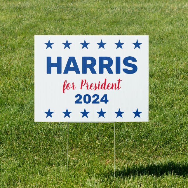 Kamala Harris For President Sign (Insitu)