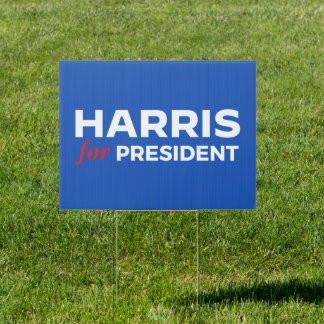 Kamala Harris for President Sign