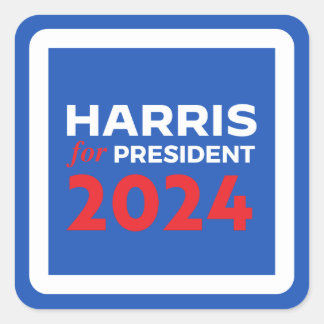 Kamala Harris for President Square Sticker