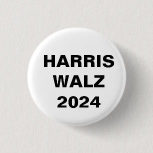 Kamala Harris for President Tim Walz VP 2024 Button