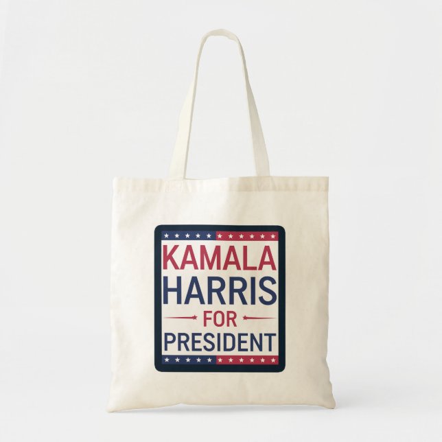 Kamala Harris for President Tote Bag (Front)