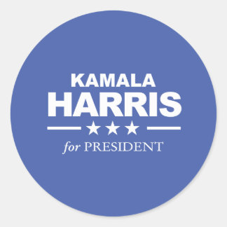 Kamala Harris for President - white - Classic Round Sticker