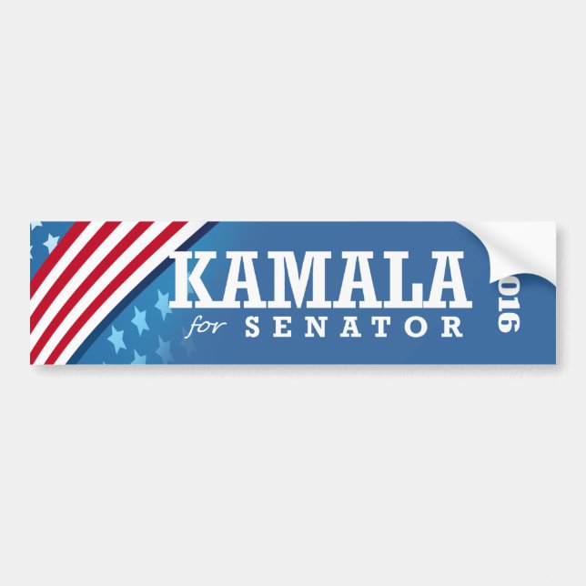 Kamala Harris for Senator Bumper Sticker (Front)