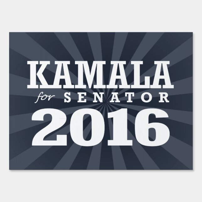 Kamala Harris for Senator Sign (Front)