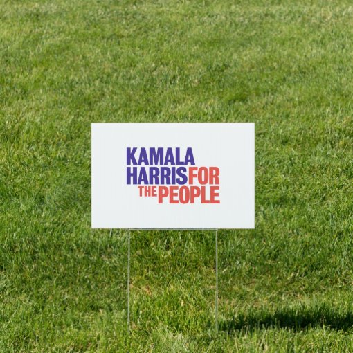 Kamala Harris For the People 2020 Lawn Sign Zazzle