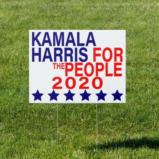 Kamala Harris For The People 2020 Sign (Insitu)