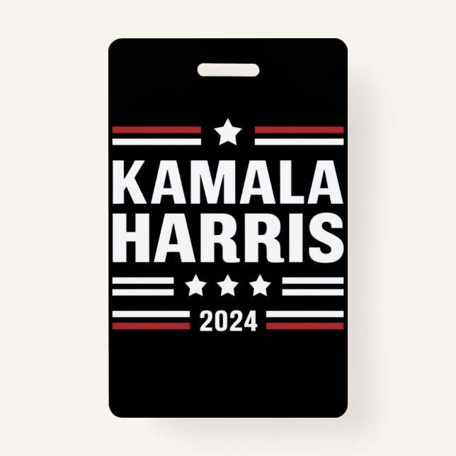Kamala Harris for The People 2024 President  Badge (Front)