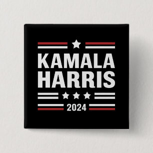 Kamala Harris for The People 2024 President  Button