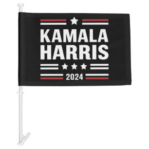 Kamala Harris for The People 2024 President Car Flag