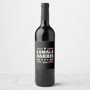 Kamala Harris for The People 2024 President Wine Label
