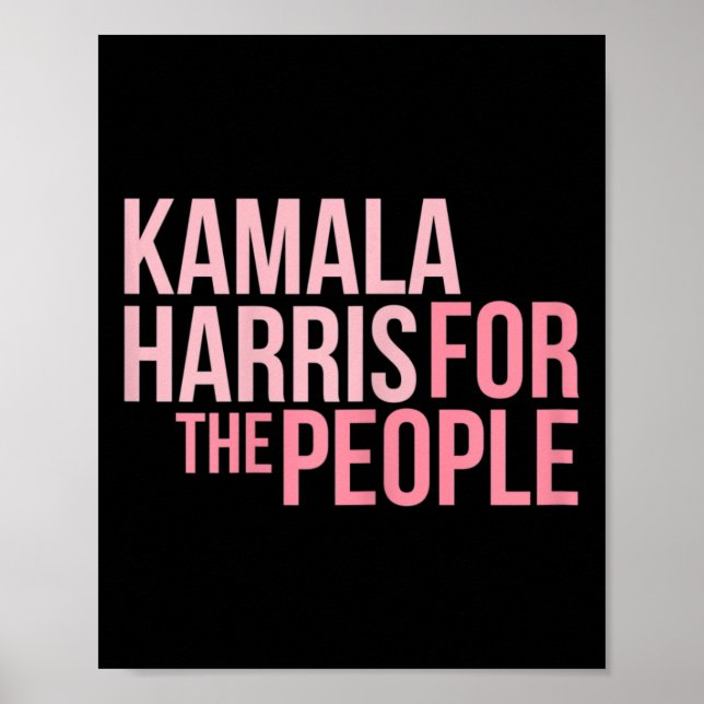 Kamala Harris For The People - Aka 2020 Vice Presi Poster (Front)