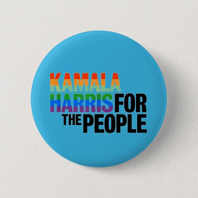 Kamala Harris For The People Button (Front)