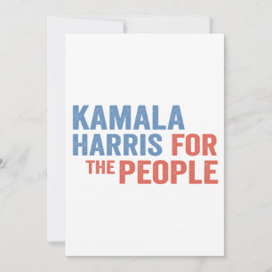 Kamala Harris For the People Election Democrats  Invitation