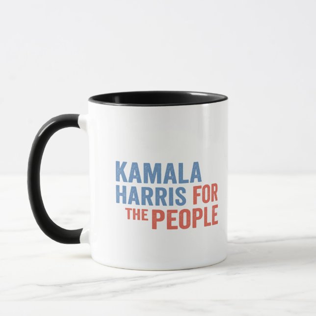 Kamala Harris For the People Election Democrats  Mug (Left)