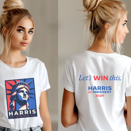 Kamala Harris For The People Lets Win This 2024 T_Shirt